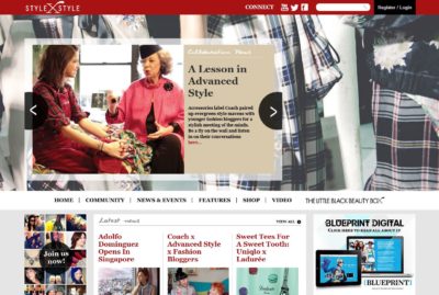 Mediacorp launches StyleXStyle.com