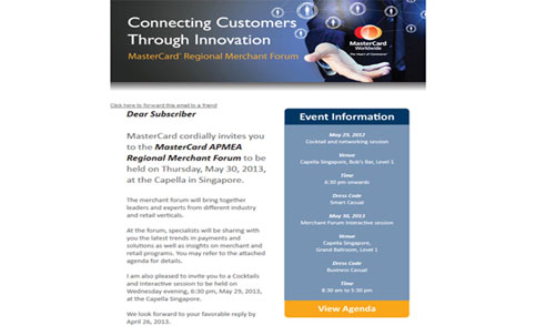 MasterCard Regional Merchant Forum