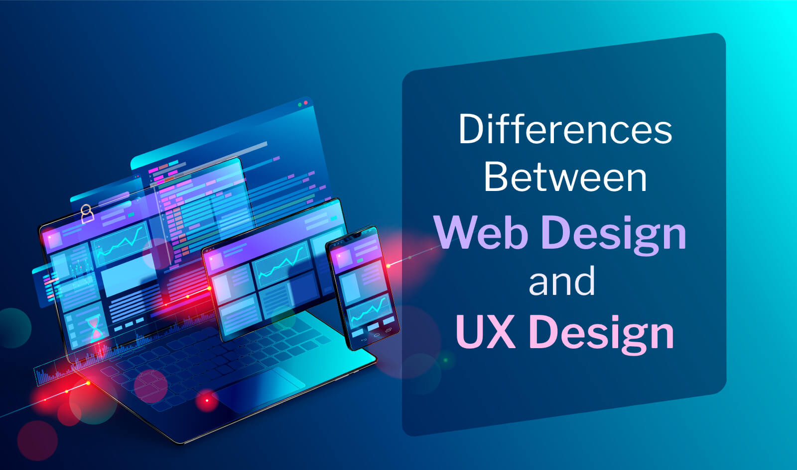 difference between web design and ux design