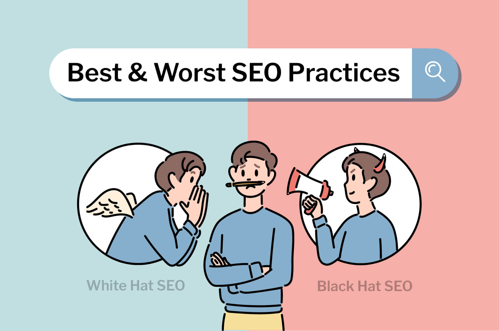 Best and Worst SEO Practices White Hat SEO VS Black Hat SEO