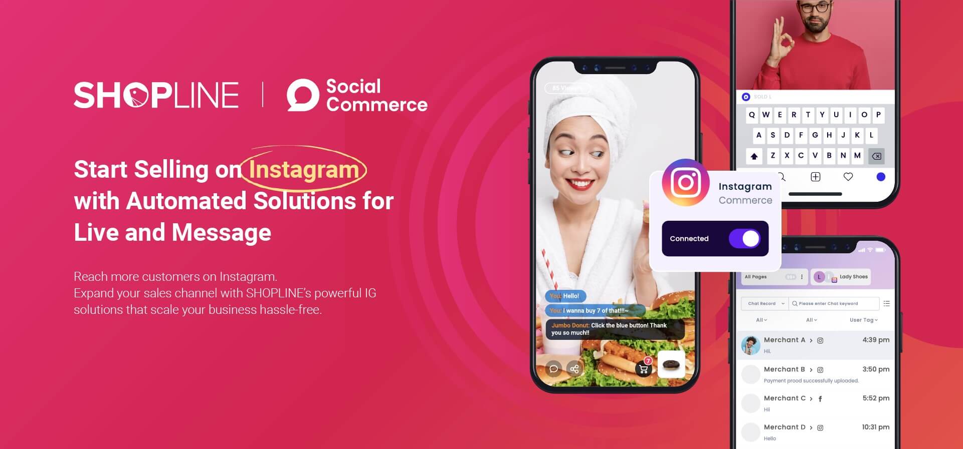ecommerce platform shopline social commerce