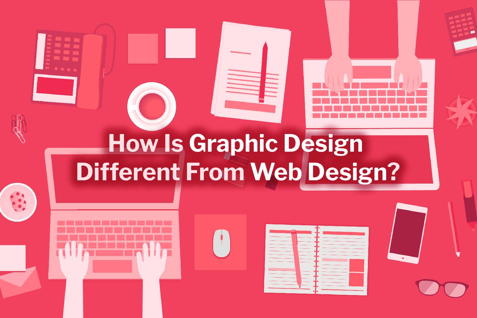 how is graphic design different from web design