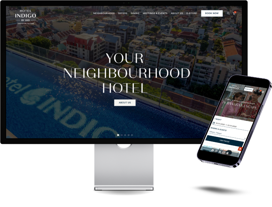 Seamlessly blending the boutique hotel’s unique hospitality experience with a robust e-commerce engine for seasonal retail