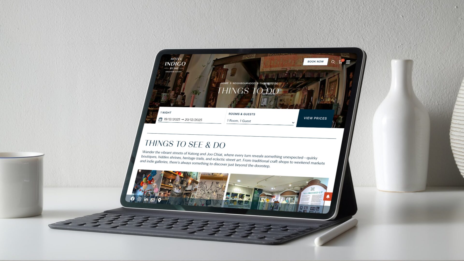indigo tablet mockup