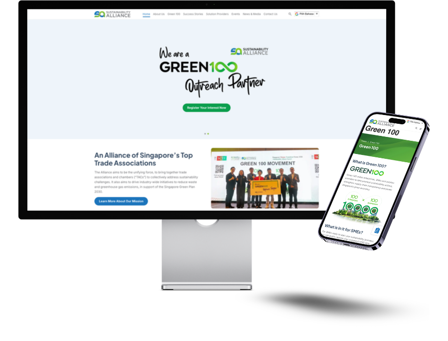Engaging corporate platform that connects partners, promotes sustainability initiatives and simplifies event registration